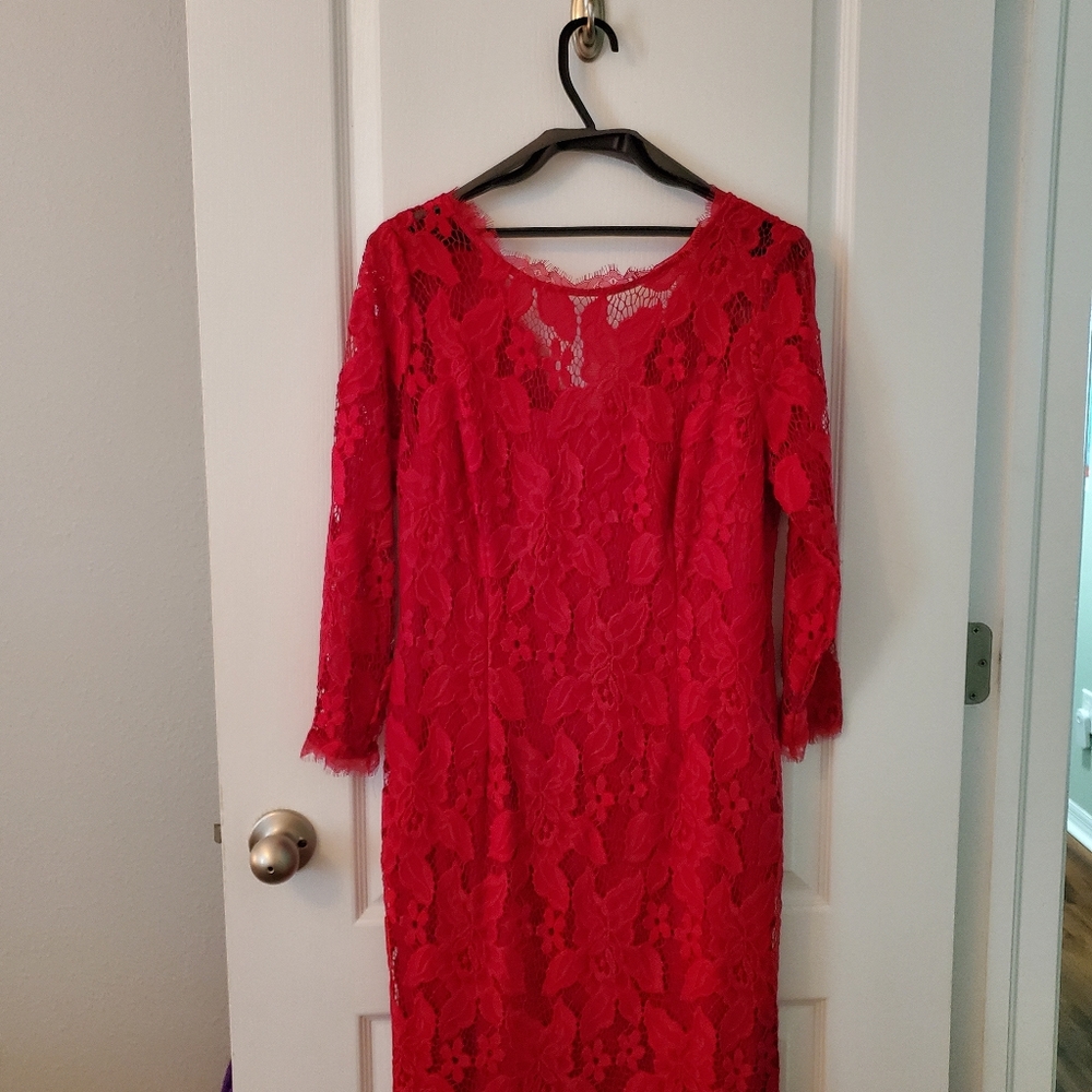 Valentine Date Dress Red Adrienne Papeiel